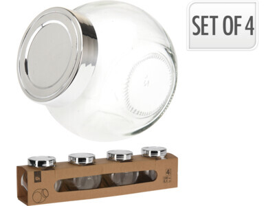 Voorraadpot 190ml set van 4sts