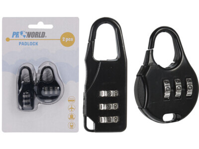 Hangslot cijferslot set van 2