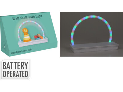 Wandplank neon led regenboog