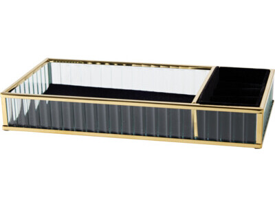 Juwelen doosje glas 26x13x4cm