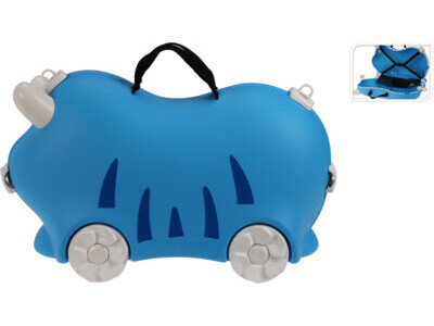 Kinder zit koffer blauw