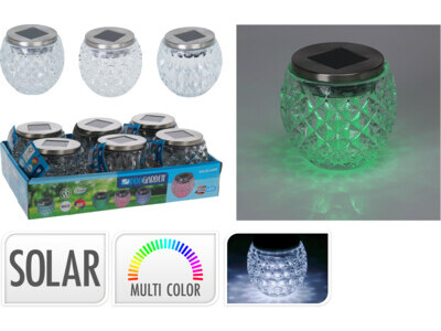 Solar lamp glass 3ass design