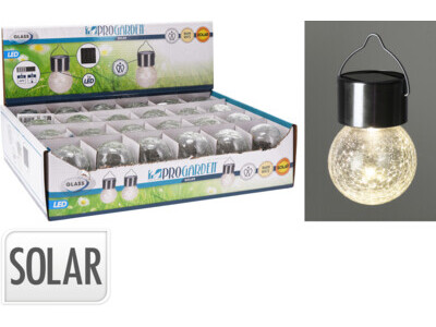 Solar glazen bol led