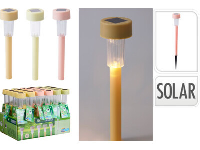 Solarlamp dia 55mm ww led 3ass