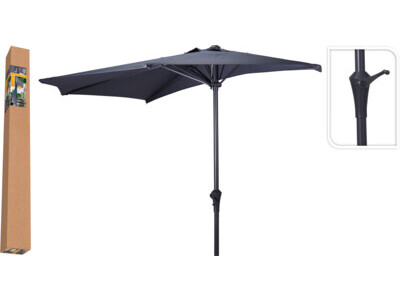 Parasol half round slide 270cm