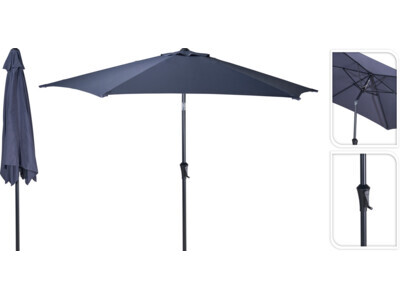 Parasol 270cm antraciet