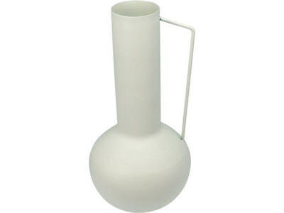 Vaas zink 17x34cm off white