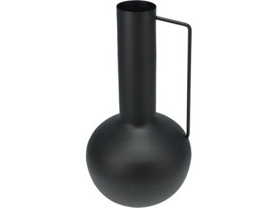 Vaas zink 17x34cm zwart