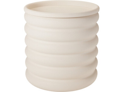 Opbergton metaal offwhite 33cm