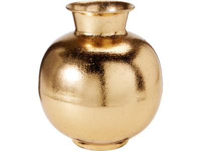 Vaas metaal goud 28cm