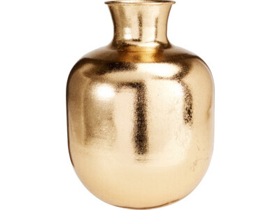 Vaas metaal goud 40cm