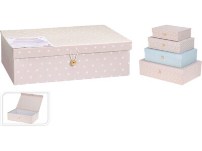 Opbergdozen set van 4