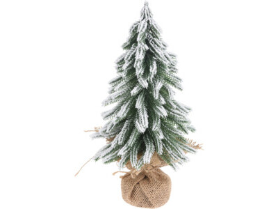 Kerstboom 31cm sneeuw