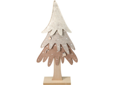 Tree felt 40cm Brown