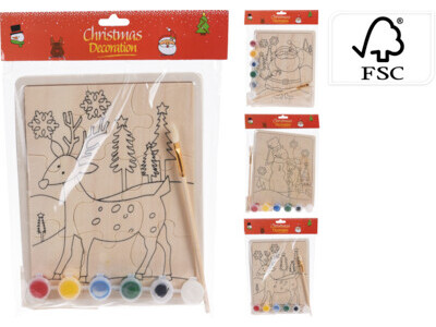 Decoset kerst puzzel 3ass