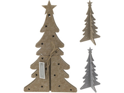 Tree felt 55cm 2ass color