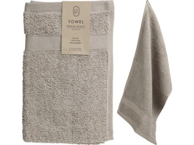 Towel 30x50cm light grey