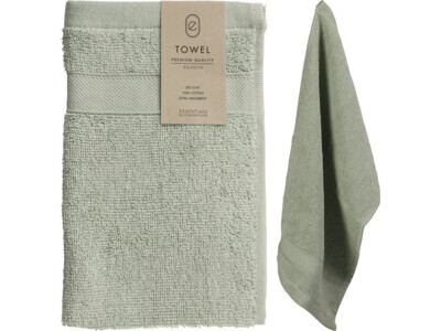 Handdoek 30x50cm licht groen