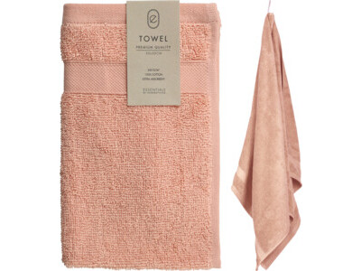 Handdoek 30x50cm licht roze