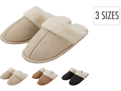 Pantoffels dames 3ass kleur