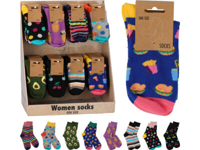 Dames sokken 8ass design in di