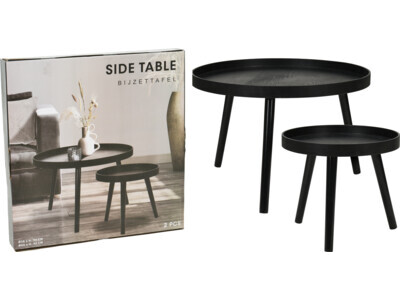Bijzettafel set, 2 stuks,