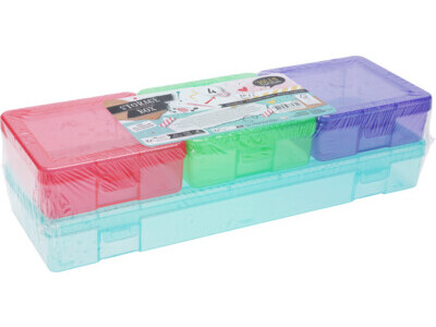Opbergbox 4 delig 38x12,5x4,6c