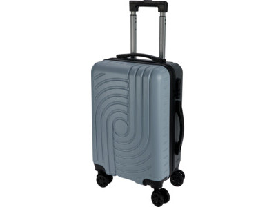 Koffer 38l blauw met l. grijs