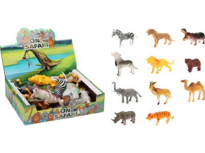 Speeldieren, wilde dieren 12as