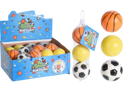 Bal foam dia 7cm set van 3