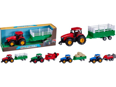 Tractor met aanhanger 4ass