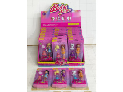 Poppenspeelset van 3sts 3ass