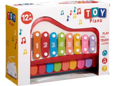Piano pp 26cm 2ass kleuren gee