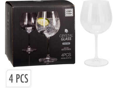 Gin tonic glas 620ml set 4sts