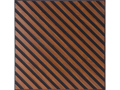 Wandpaneel 60x60cm dbruin diag