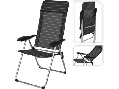 Campingstoel 69x58x111cm grijs