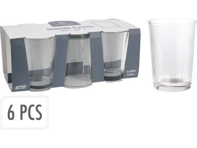 Drinking glass 425ml set 6sts