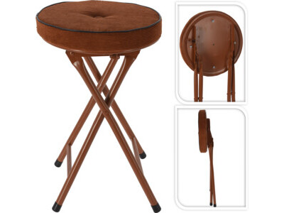 Vouwkruk ribcord cognac