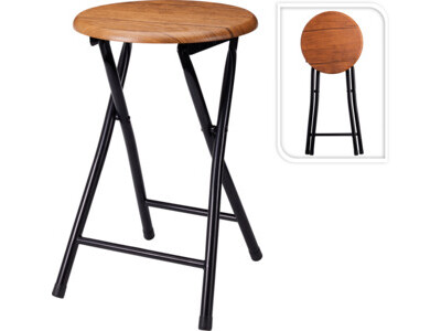 Vouwkruk met mdf zitting