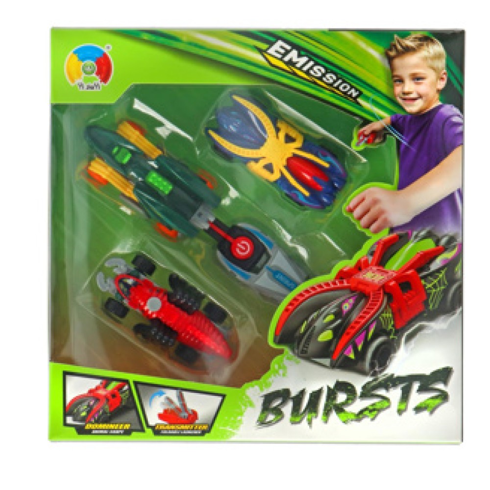 afschietautoset 4 delig 3 assorti (assortiment – willekeurige uitvoering)