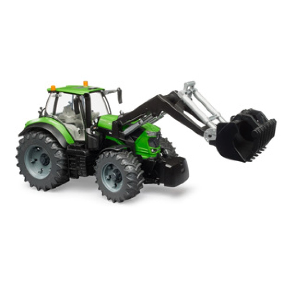 Bruder tractor Deutz 8280 met grijper