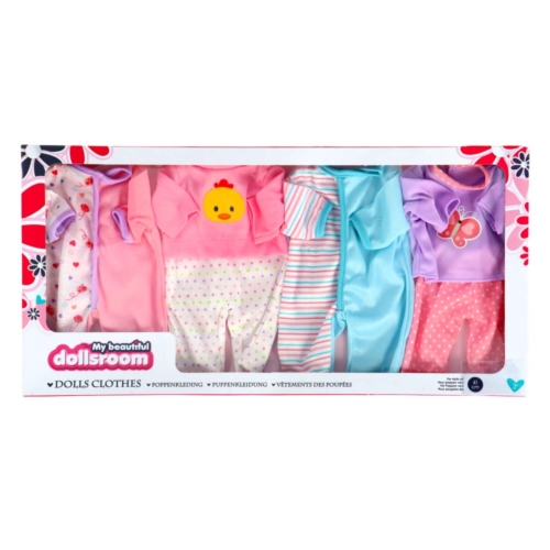 Poppenkledingset Dolls Room 4st 41 Cm (assortiment – willekeurige uitvoering)