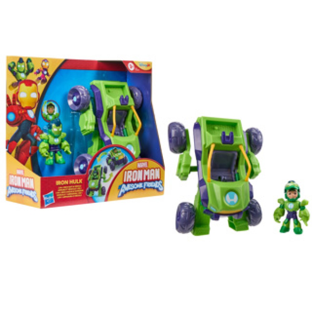 Avengers ironman & friends 2in1 mech assorti (assortiment – willekeurige uitvoering)