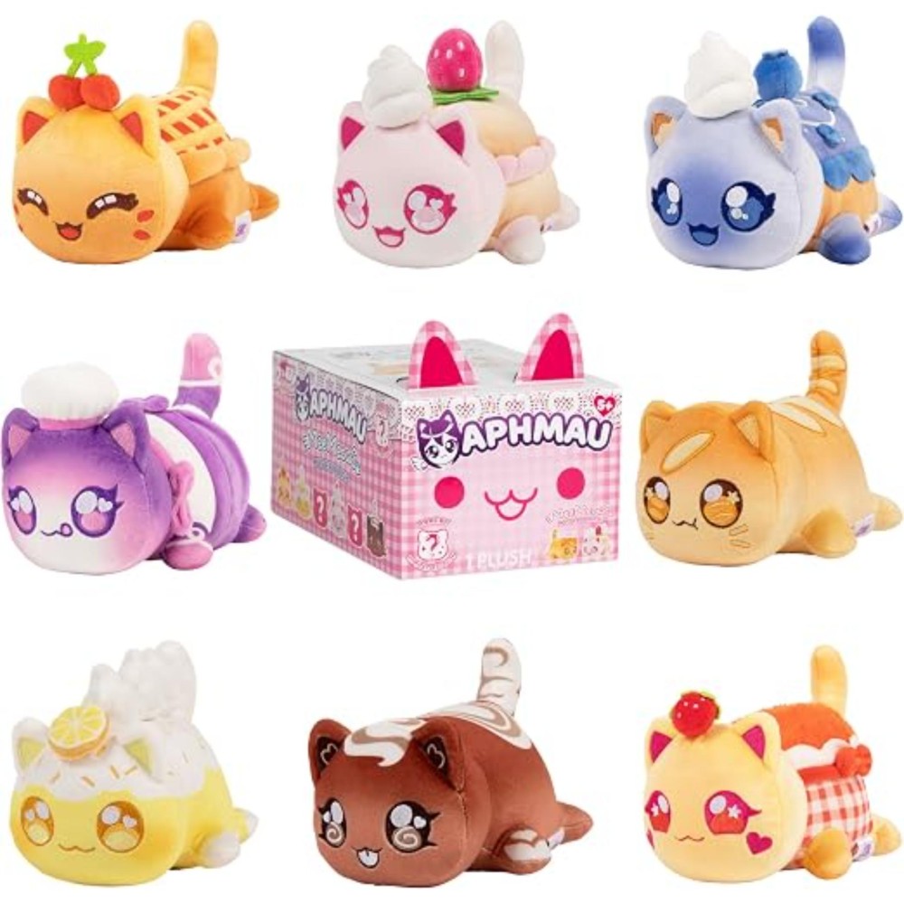Aphmau 15cm mystery meemeow plush series 10 bakery (assortiment – willekeurige uitvoering)