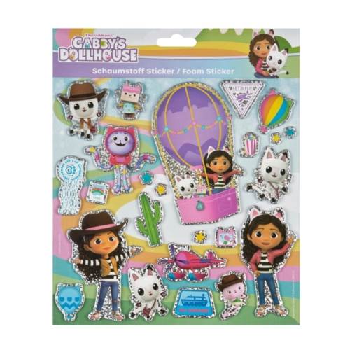 Foam stickers with glitter effect Gabby