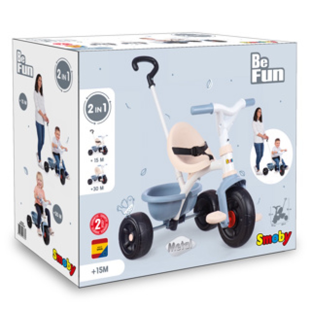 Smoby Driewieler Be Fun Blauw