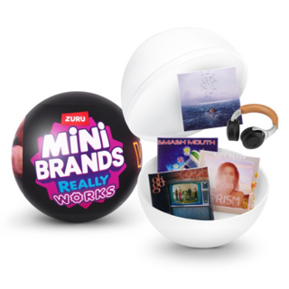 ZURU Mini brands vinyls capsule assorti (assortiment – willekeurige uitvoering)