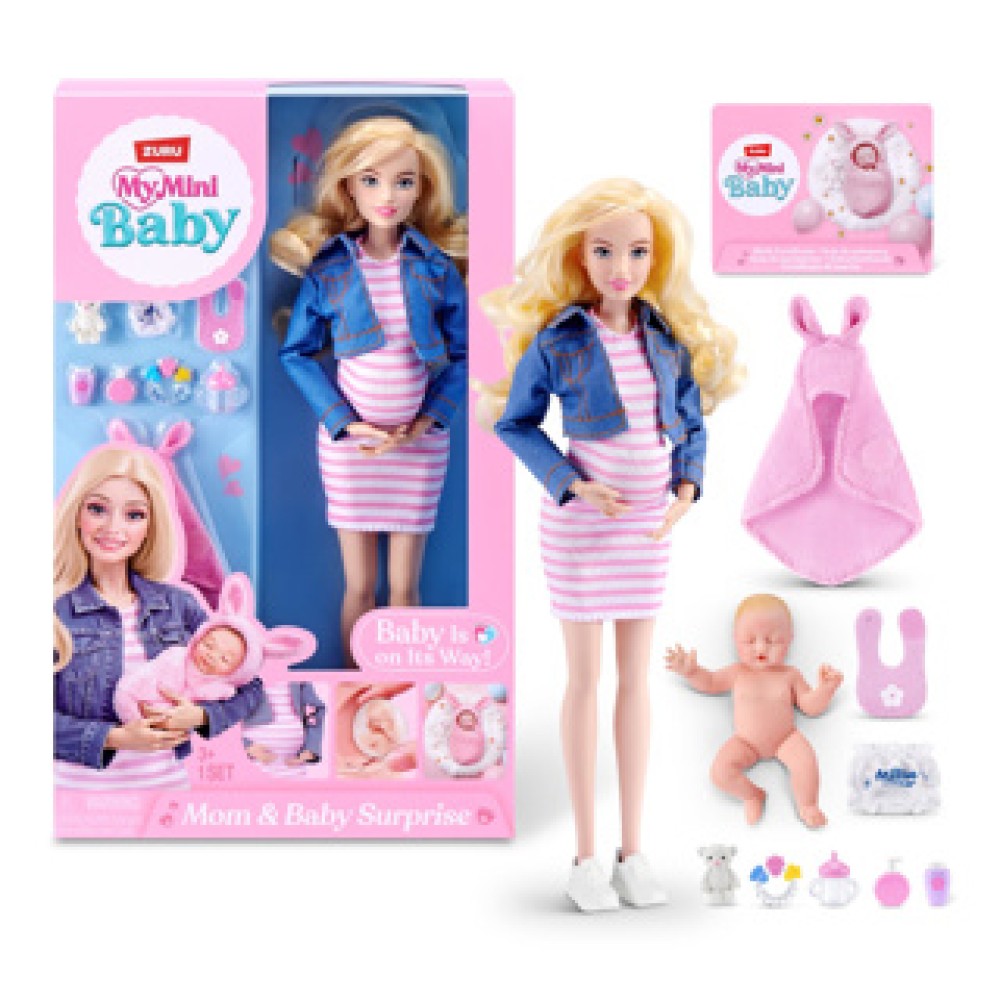 ZURU My Mini Baby tienerpop zwanger assorti (assortiment – willekeurige uitvoering)