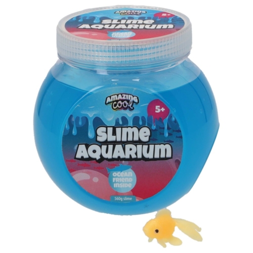 Amazing Cool slime met vis in aquarium assorti (assortiment – willekeurige uitvoering)