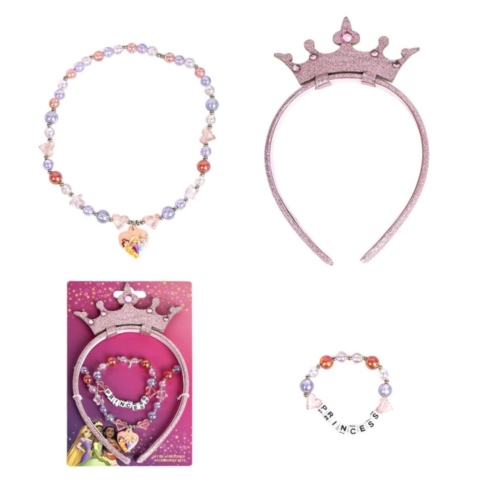 Haarband & sierraden set Disney Princess